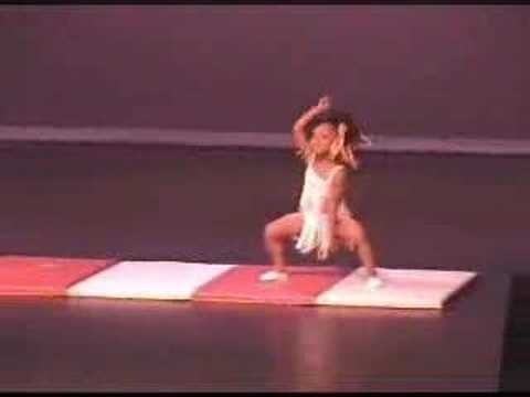 Amazing gymnast 4 yr. old Gabby Tina Turner Dance