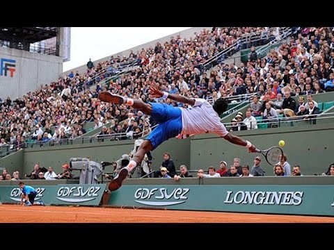 Top 15 Super Amazing Trick Shots in Pro Tennis