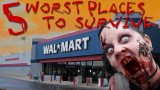 Top 5 Worst Places to Hide in a Zombie Apocalypse